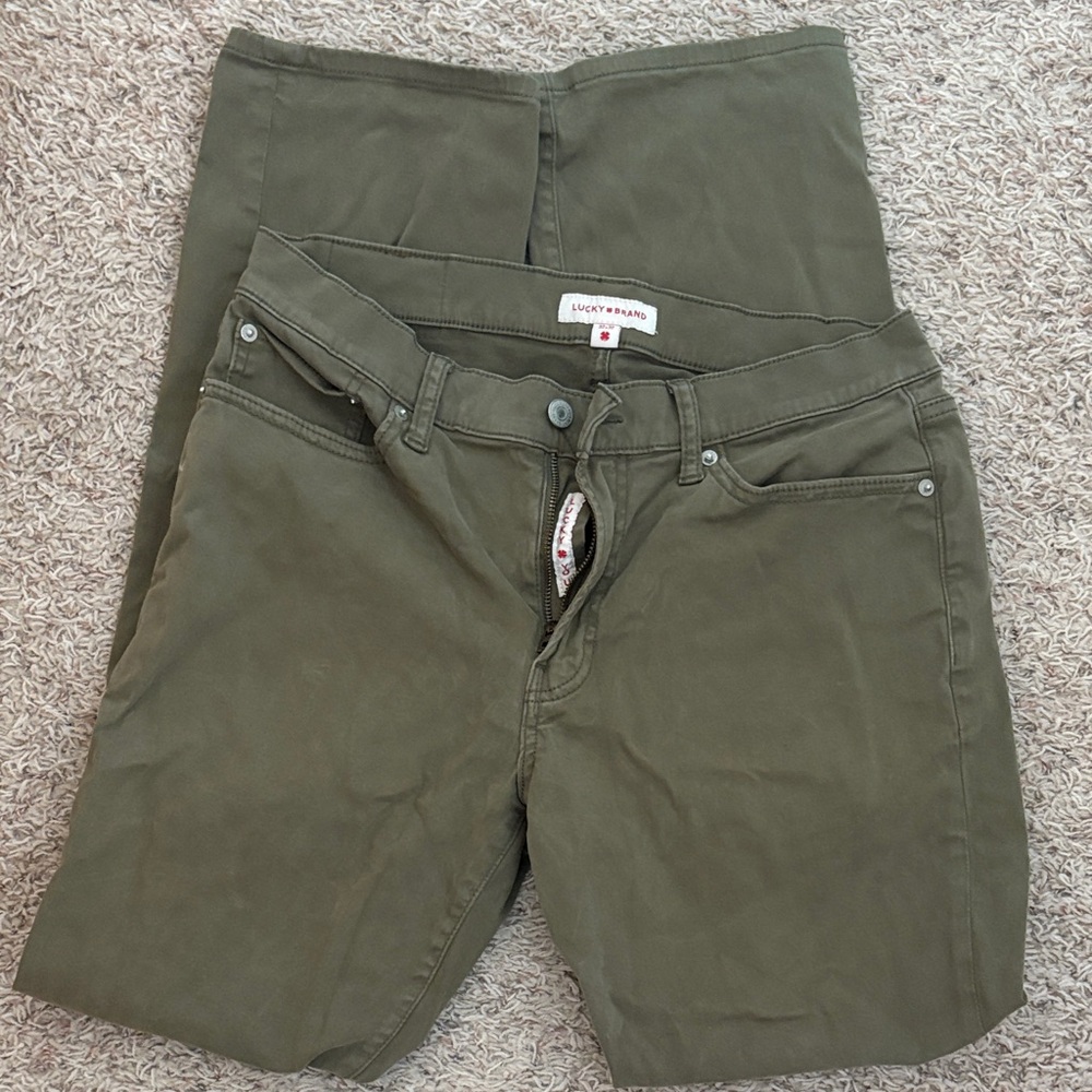 Lucky Brand Olive Green Pants